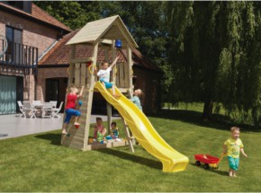 Playtower Belvedere 120 with slide | Blue Rabbit