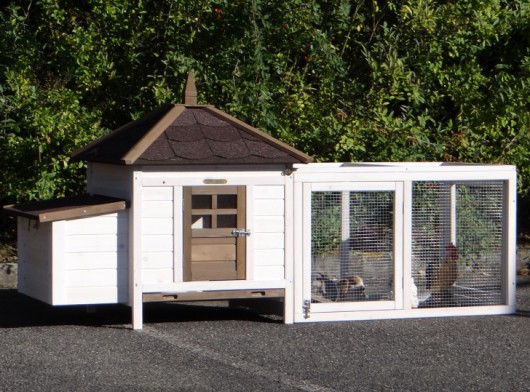 Guinea pig hutch Ambiance Small with run 200x77x99cm