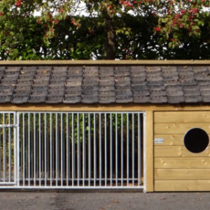 The dog kennel Rex 3 is provided with a sleeping compartment