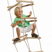 The nice rope ladder is an acquisition for your yard