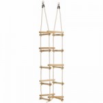 Four-sided rope ladder