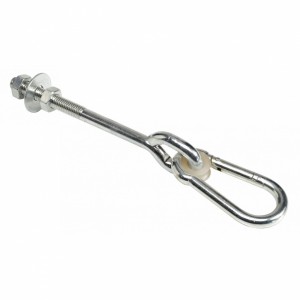 Swing hook with carabine - 12cm