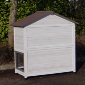 Have a look on the backside of rabbit hutch Excellent Medium