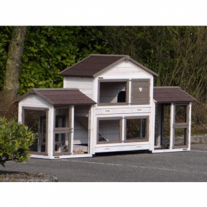 Rabbit hutch Excellent Medium with 2 runs · incl. isolation set