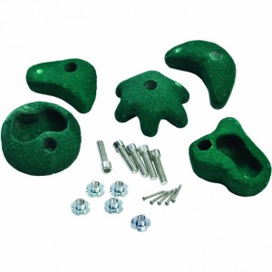 Climbing stones green • 5 pieces