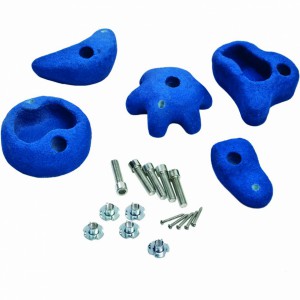 Climbing stones Medium blue • for play equipment