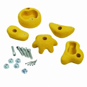 Climbing stones yellow - 5 pieces