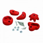 Climbing stones - red