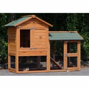 The rabbit hutch Prestige Small offers a lot of space for your rabbit