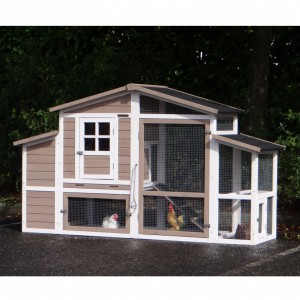 Chickencoop Leah with laying nest 206x75x120cm