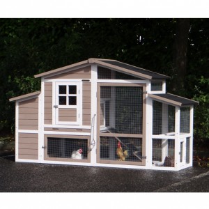 Rabbit hutch Leah with nesting box 206x75x120cm