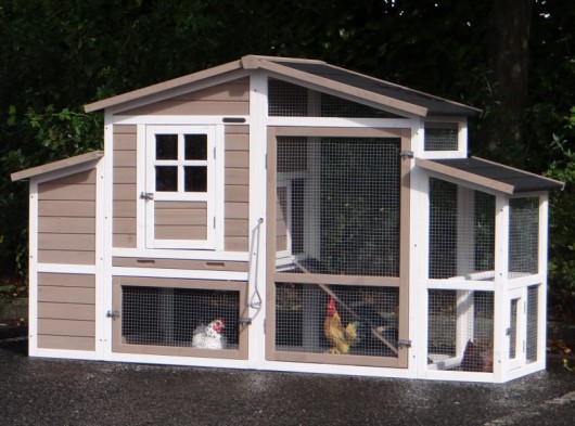 Chickencoop Leah with laying nest 206x75x120cm