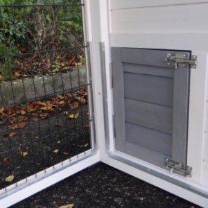 Rabbit hutch Double Small has a lockable sleeping compartment