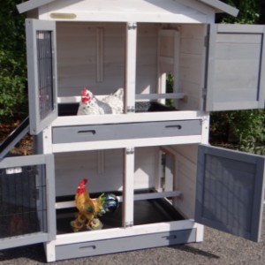 Chickencoop Double Small | with 2 sleeping compartments