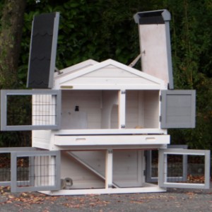 Rabbit hutch Regular Small has spacious doors