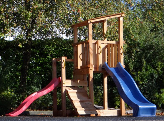 Playtower Cascade 120 with slides | Blue Rabbit