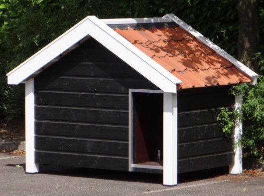 Dog house Snuf Black/White insulated 176x126x140cm