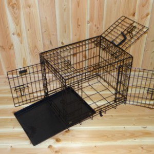 The Strong S wire dog crate is very easy to access