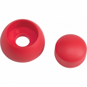 Plastic bolt cover red • set à 10 pieces