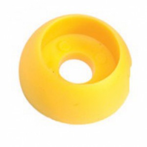 Plastic bolt covers yellow • 10 pieces