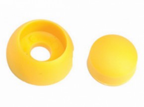 Plastic bolt covers yellow • 10 pieces