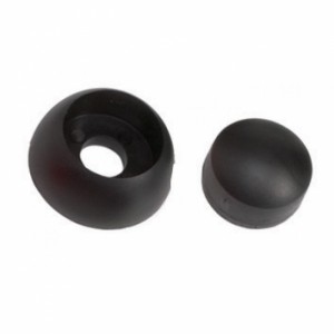 Plastic bolt cover black • set à 10 pieces