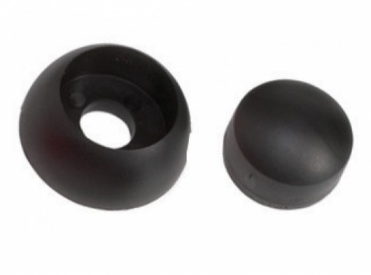 Plastic bolt cover black • set à 10 pieces