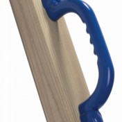 These blue handles provide a secure grip on your playset