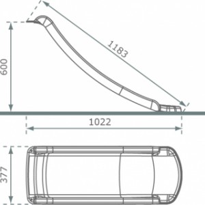 Various dimensions of the little slide