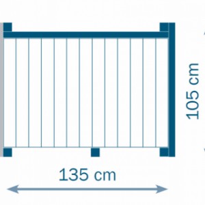 Floor plan of the Belvedere wooden playset