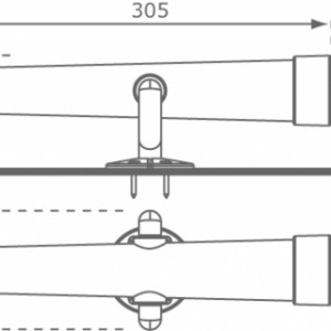 Various dimensions of the telescope