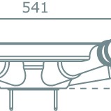 Various dimensions of the steering wheel Star