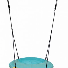 The nest swing is provided with black BR-rope