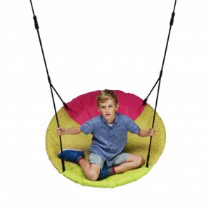 Nest swing Winkoh magenta/lime green • BR-rope