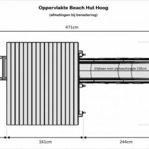 Play equipment Beach Hut | area