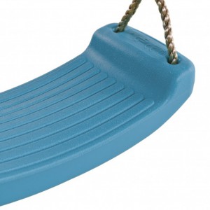 Plastic swing seat turquoise • with PP-rope